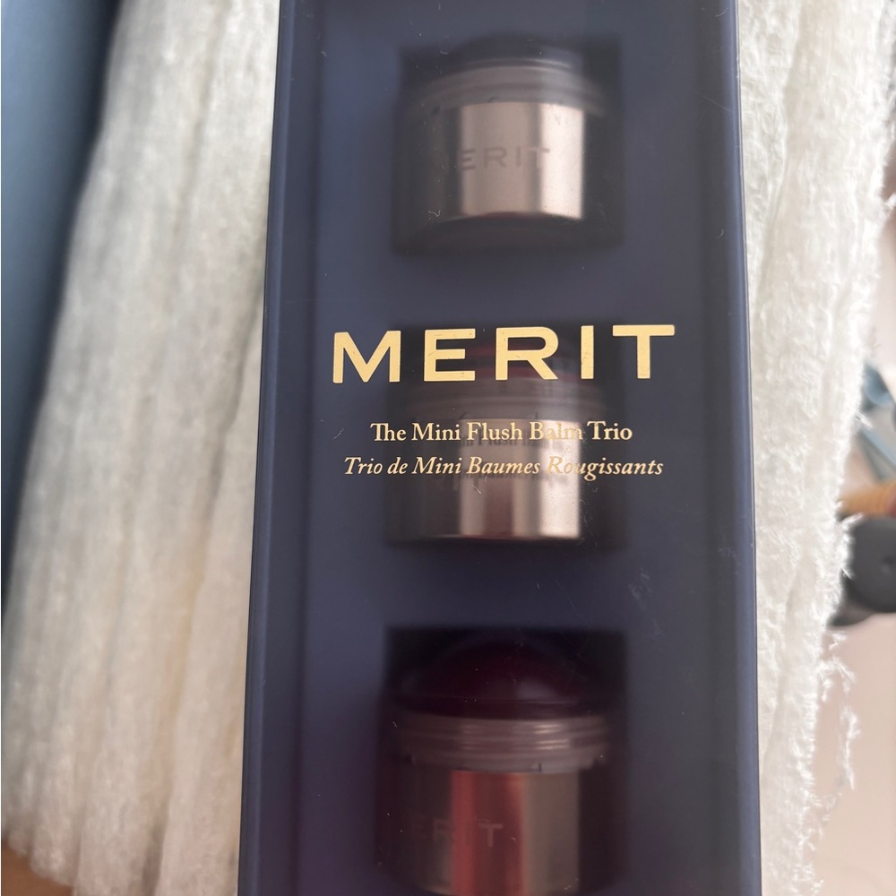 NIB LIMITED EDITION MERIT MINI FLUSH BALM TRIO